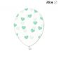 6 Globos con Corazones 30 cm