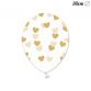 6 Globos con Corazones 30 cm