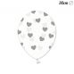 6 Globos con Corazones 30 cm