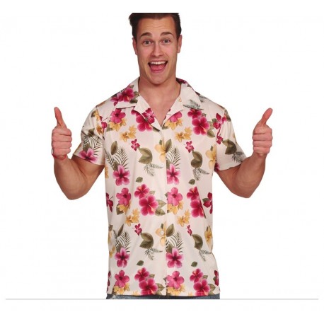 Camisa Hawaiana Flores