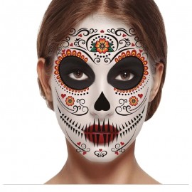 Tatuagem de Face Catrina