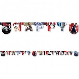 Guirnalda Happy Birthday Star Wars VIII