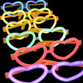 Óculos Luminosos Coração Granel (50 uds)