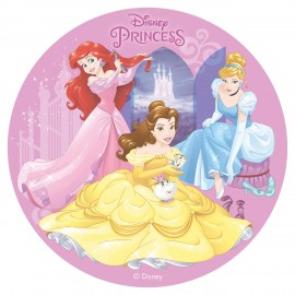 6 Bolacha da Princesas Disney 20 cm