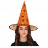 Sombrero Bruja Naranja Infantil