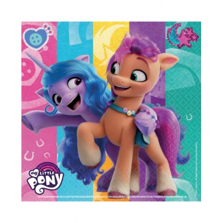 20 Servilletas My Little Pony 33 cm