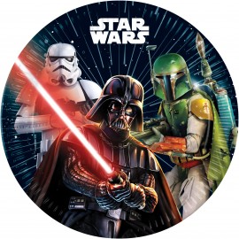 8 Platos Star Wars VIII 23 cm