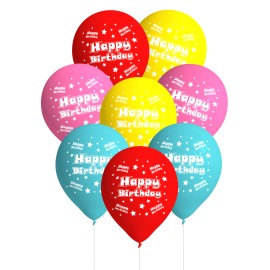 8 Balões felizes de látex