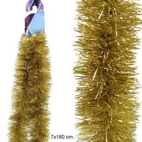 Decoração de natal de ouro boa 180 x 7 x 7 cm