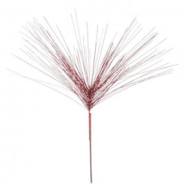 Ramo vermelho 71 x 5 x 5 cm com glitter