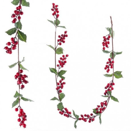Acebo de Guirnalda com folhas 150 cm