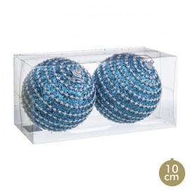 2 bolas de turquesa polyfoam 10 x 10 x 10 cm
