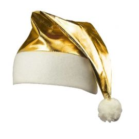 Gorro Pai Natal Dourado