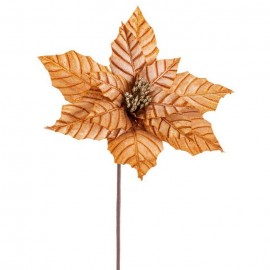 Poinsettia Gold 50 x 30 cm