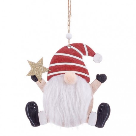 Pope Noel Wood Pope 15 x 15 cm