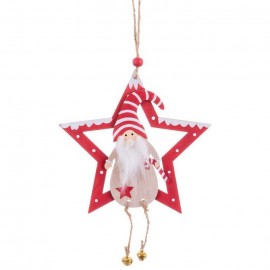 Pope Noel Wooden Star 15 x 14,50 x 0,50 cm