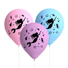 8 Balões de Látex Sereia