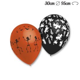 Globos Esqueletos y Fantasmas Halloween 30 cm
