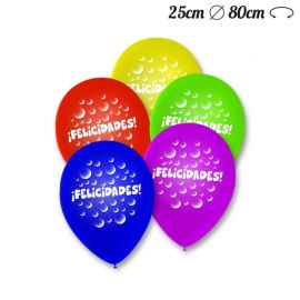 Balões Felicidades Pack Redondos 25 cm