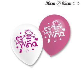 Globos Es una Niña M02 Redondos 30 cm