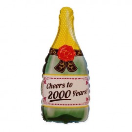 Globo Botella Champagne 83 x 43 cm