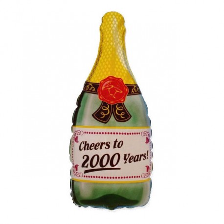 Globo Botella Champagne 83 x 43 cm