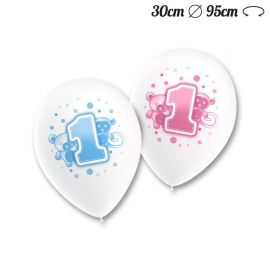 Balões Primeiro Ano Menino e Menina Redondos 30 cm