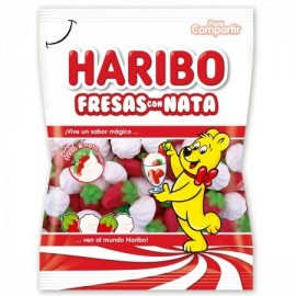 Morangos com creme Habital Haribo 100 gr