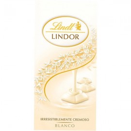 Comprimido Lindor Chocolate branco Lindt 100 gr