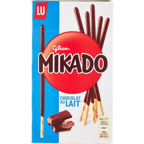 Mikado Choco con Leche 24 Paquetes de 75 gr