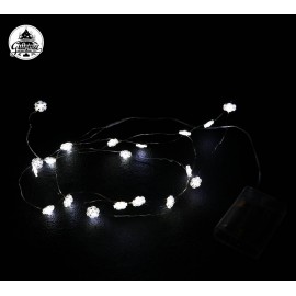 Hilo 2M 20 Led Blanco Frio Copo Nieve