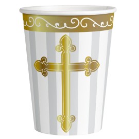 8 Copos de ouro Cruz