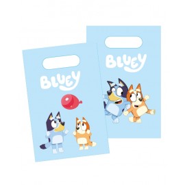 8 Bolsas Bluey de Papel 23 cm