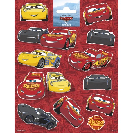 Pegatinas Cars Disney 156 x 200 mm