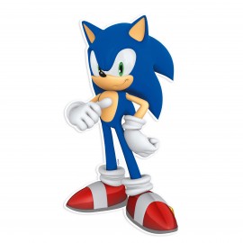 2 Figuras Silueta Sonic 30 Cm
