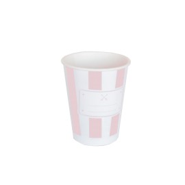 8 Copos rosa básicos