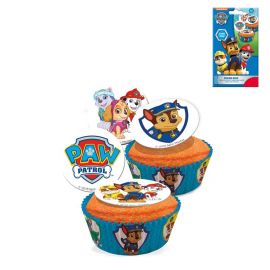 16 Mini Discos Patrulla Canina de Azúcar Sin Gluten