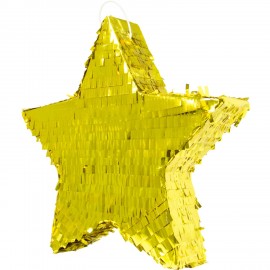 Gold Star Piñata 44 x 42 x 9 cm
