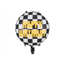 Globo Racing Happy Birthday 45 cm