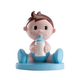 Figura infantil batizada com Biberon 10 cm