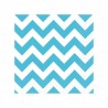 20 Servilletas Chevron Celeste