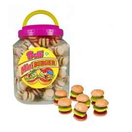 Caja de Mini Burgers Trolli 90 Uds