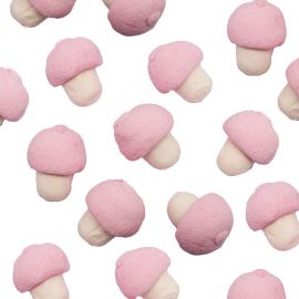 Marshmallows cogumelos Rosas 100 UDs