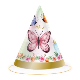 8 Gorros Mariposas