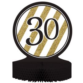 Centro de Mesa 30 Negro y Ouro