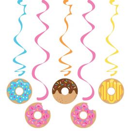 5 Decorativos Pendentes Donut Time
