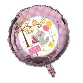 Balão Happy Woodland Girl 45 cm