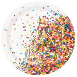 8 Pratos Sprinkles 18 cm