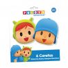 6 Caretas Pocoyo y Nina