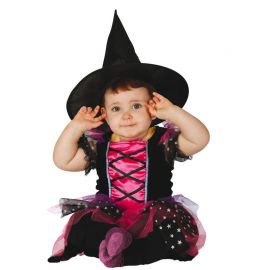 Disfraz Pink Witch para Bebé Brillante